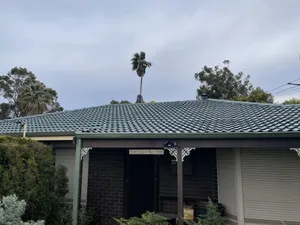 Photo of a roof done with the colour: Mid Brunswick Green