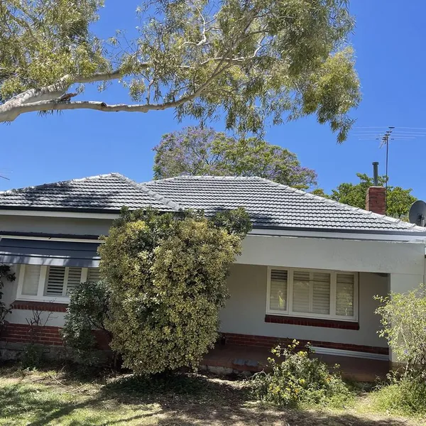 Perth roof with Colorbond Basalt Dulux Acratex coating