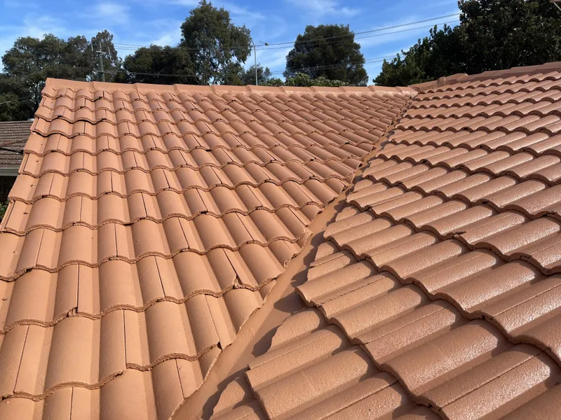 Perth roof with Sienna Dulux Acratex coating - view 4