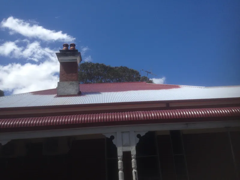 A beautifully painted tin roof in Perth by Roof Restorers Perth