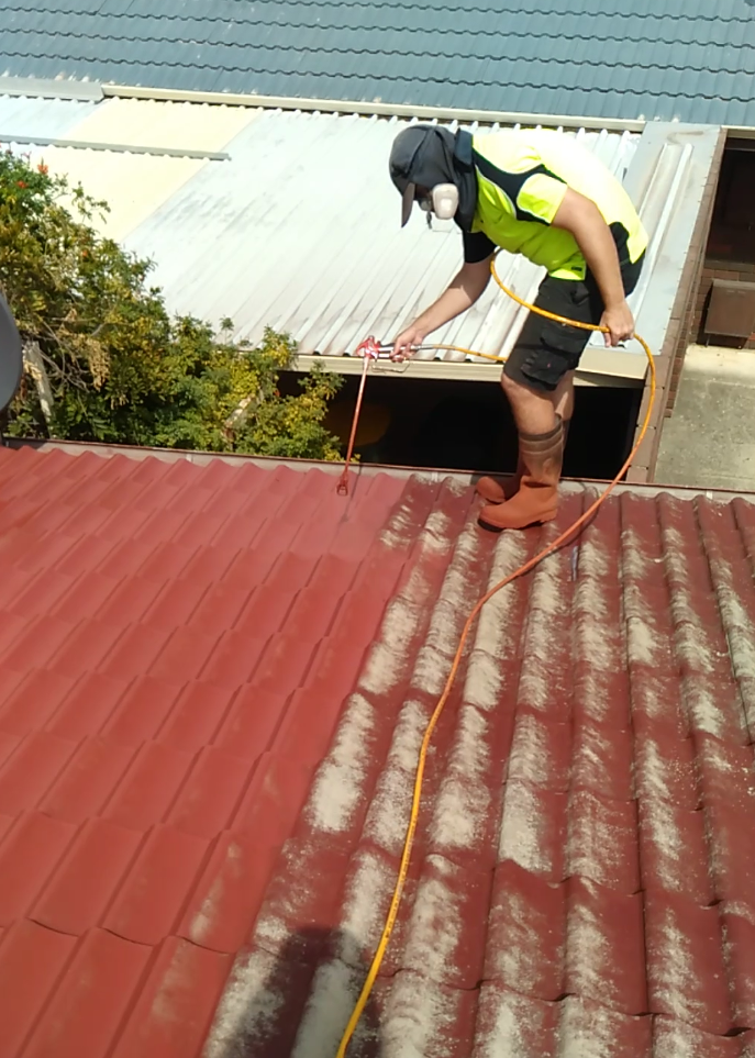 Dulux Acratex roofing membrane application - Roof Restorers Perth