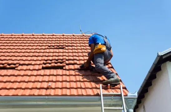 Displaced roof tile on a Perth home showing potential entry point for possums